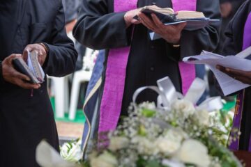 podziękowania za udział w pogrzebie